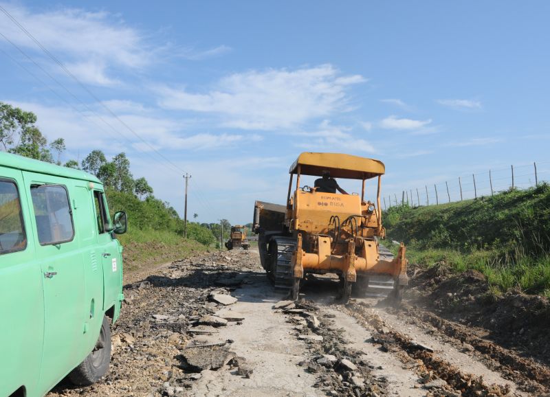 sancti spiritus, viales, pavimento, carreteras