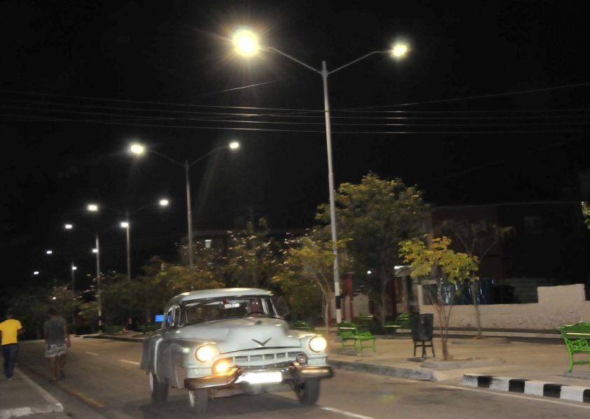 sancti spiritus, alumbrado publico