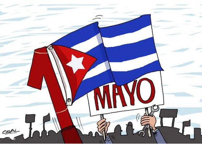 sancti spiritus, cuba, primero de mayo, dia internacional de los trabajadores, central de trabajadores de cuba, ctc