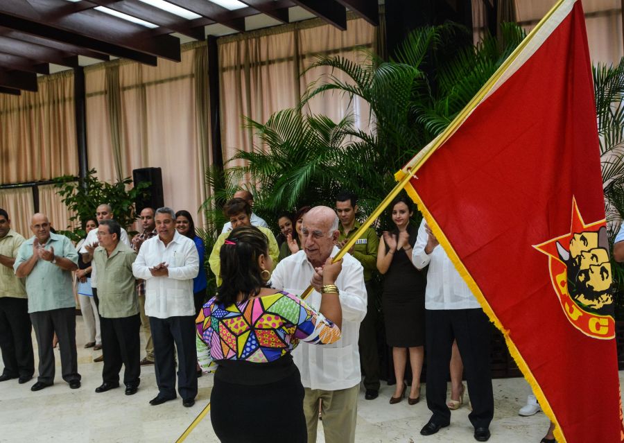 cuba, sancti spiritus, universidad de ciencias medicas, union de jovenes comunistas, bandera de honor, jose ramon machado ventura, ujc