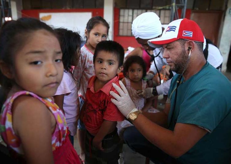 cuba, peru, brigada medica cubana, contingente henry reeve, intensas lluvias