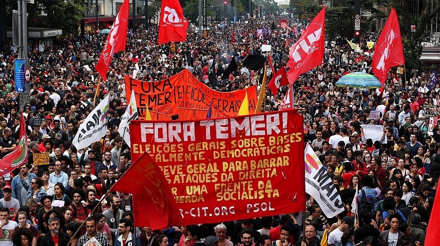 Brasil, Michel Temer, elecciones, protesta, Senado