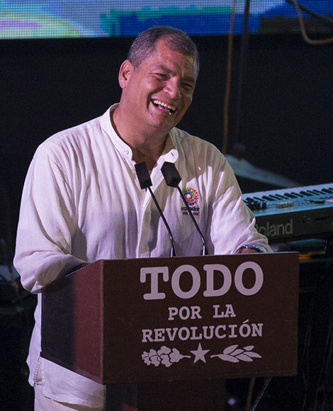 cuba, rafael correa, ecuador