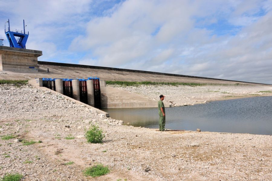 sancti spiritus, presa zaza, sequia, recursos hidraulicos, embalses espirituanos