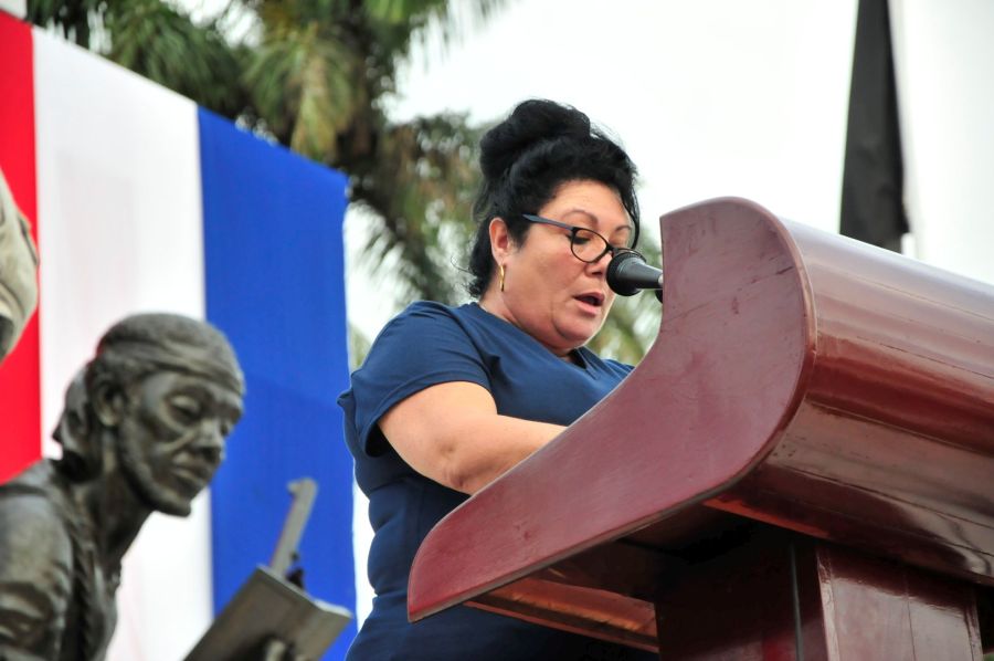 sancti spiritus, plaza mayor general serafin sanchez valdivia, primero de mayo, dia internacional de los trabajadores, fidel castro