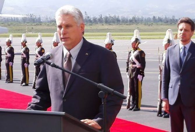 ecuador, cuba, lenin moreno, primer vicepresidente cubano, miguel diaz-canel bermudez