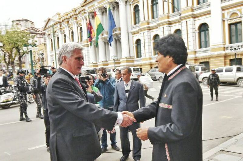 uba, bolivia, evo morales, miguel diaz-canel