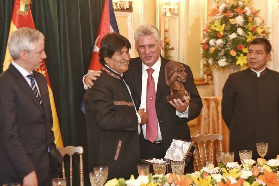 cuba, bolivia, evo morales, miguel diaz-canel