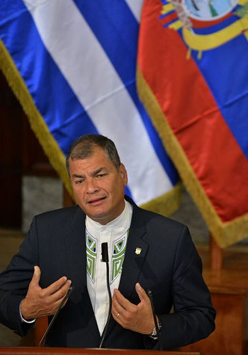 cuba, ecuador, rafael correa, universidad de la habana, honoris causa