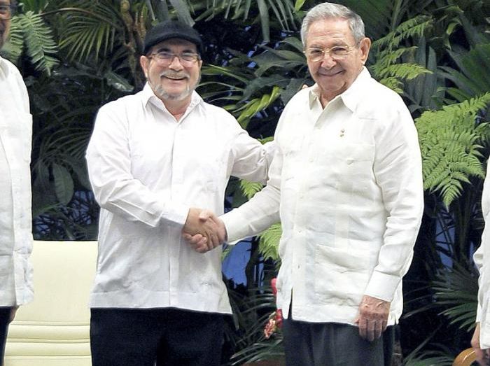 Colombia, paz, guerrilla, Raúl Castro