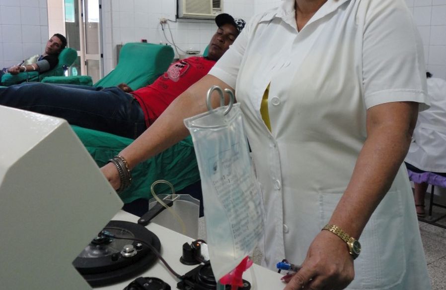 sancti spiritus, donaciones de sangre, salud publica, banco de sangre