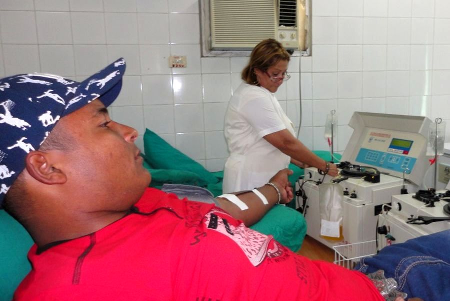 sancti spiritus, donaciones de sangre, salud publica, banco de sangre