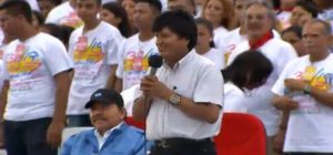 Bolivia, Nicaragua, vo Morales, Daniel Ortega