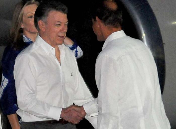 colombia, cuba, juan manuel santos, raul castro