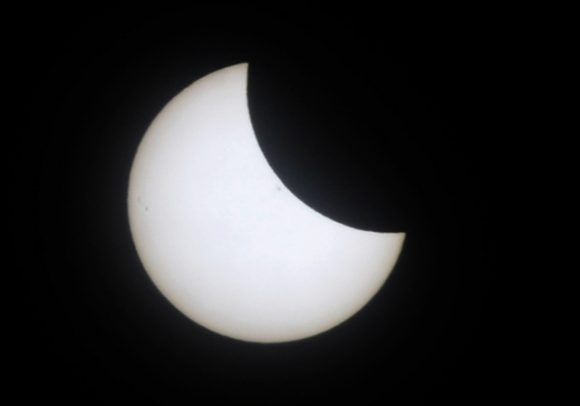 eclipse, sol Cuba, La Habana