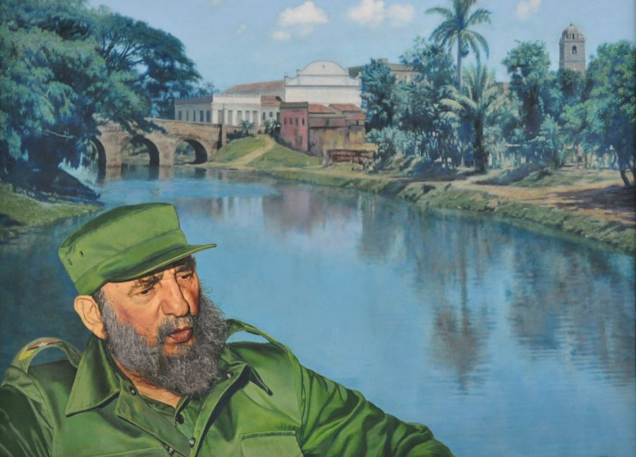 sancti spiritus, artes plasticas, fidel castro, comandante en jefe, lider de la revolucion cubana