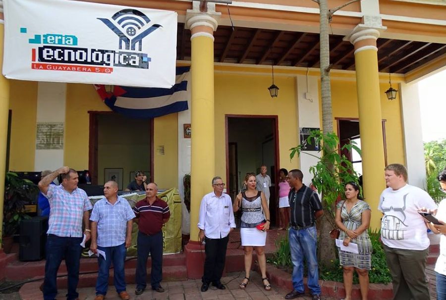 sancti spiritus, infomatizacion de la sociedad, etecsa, proyecto sociocultural la guayabera, feria tecnologia la guayabera 5.0 