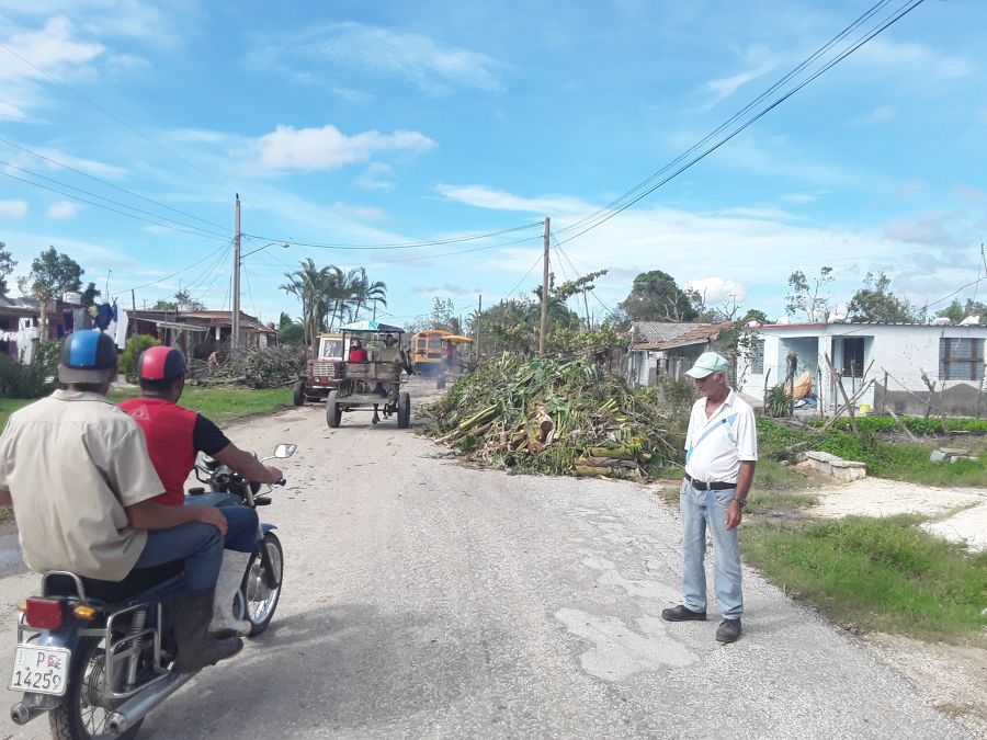 Huracán Irma, Iguará, recuperación, Yaguajay