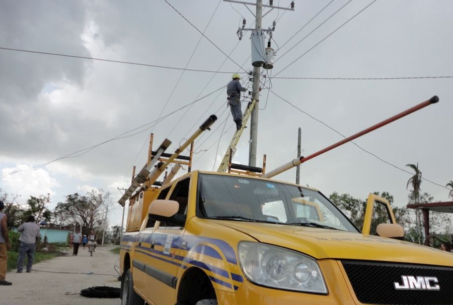 sancti spiritus, yaguajay, huracan irma, electricidad, empresa electrica