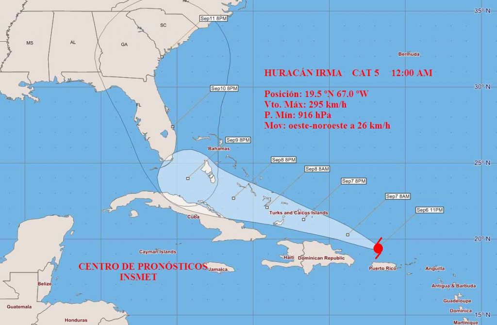 huracán, irma, ciclón, Cuba, Caribe, Meteorología