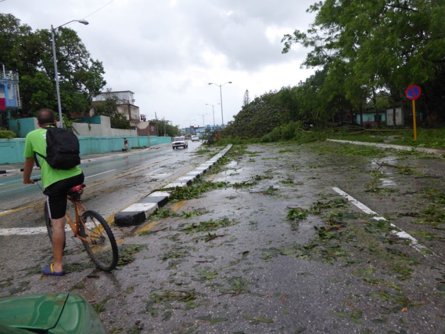 huracan irma, sancti spiritus, intensas lluvias, defensa civil, consejo de defensa