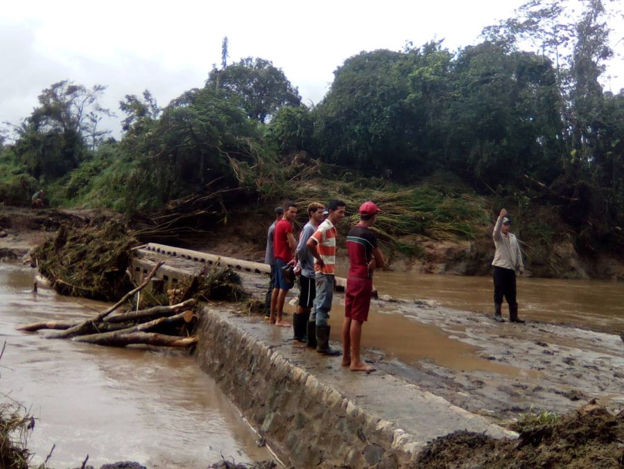 fomento, huracan irma, intensas lluvias, viales, consejo de defensa, defensa civil, el pedrero