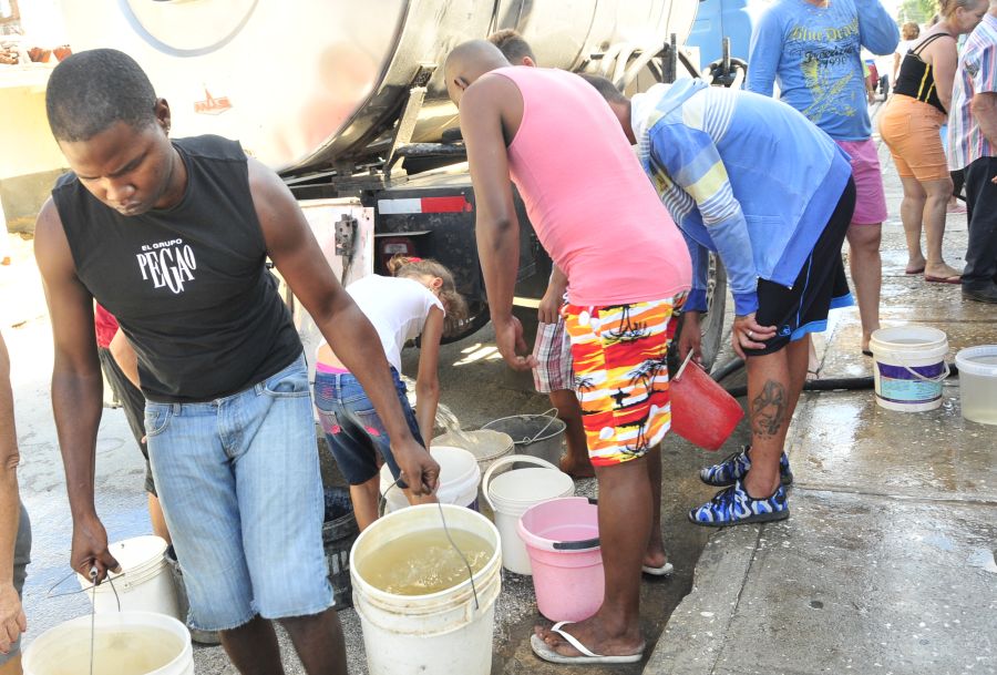 huracán Irma, agua, Sancti Spíritus