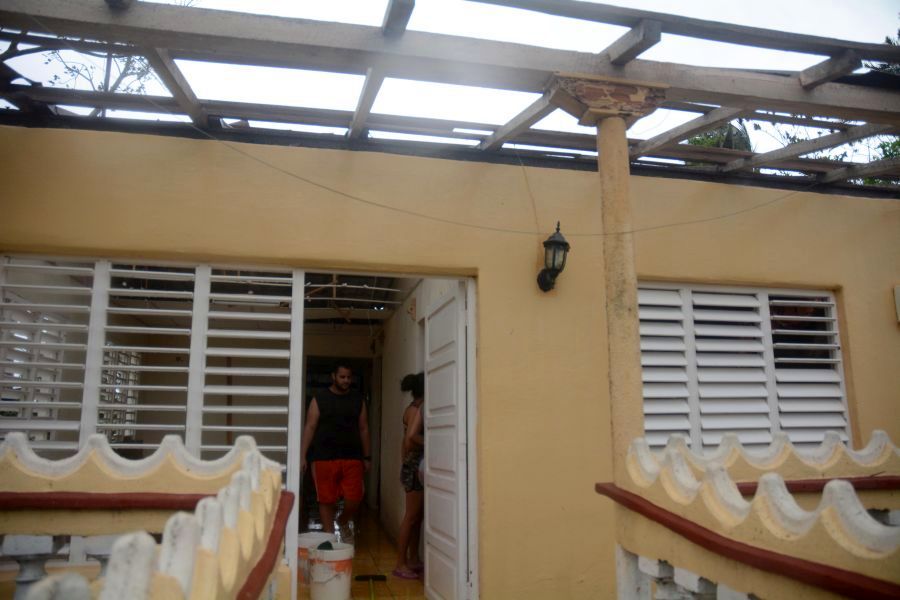 sancti spiritus, huracan irma, viviendas, yaguajay, intensas lluvias, defensa civil
