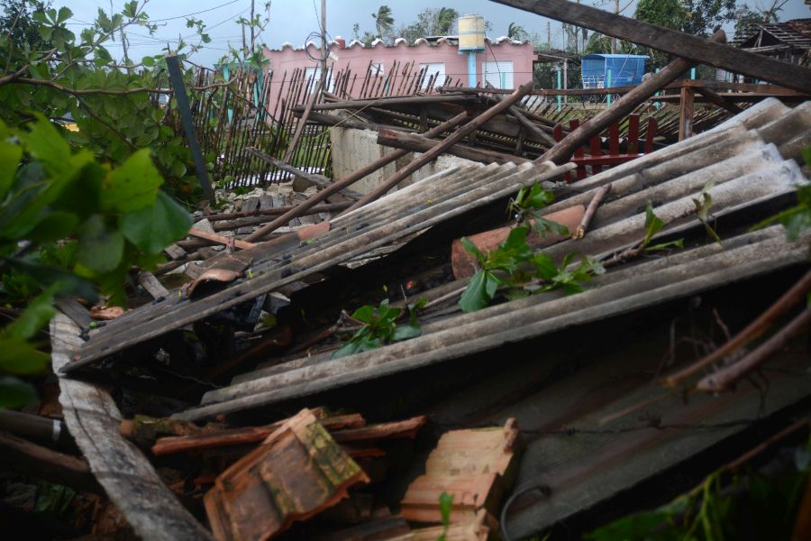 sancti spiritus, huracan irma, viviendas, yaguajay, intensas lluvias, defensa civil