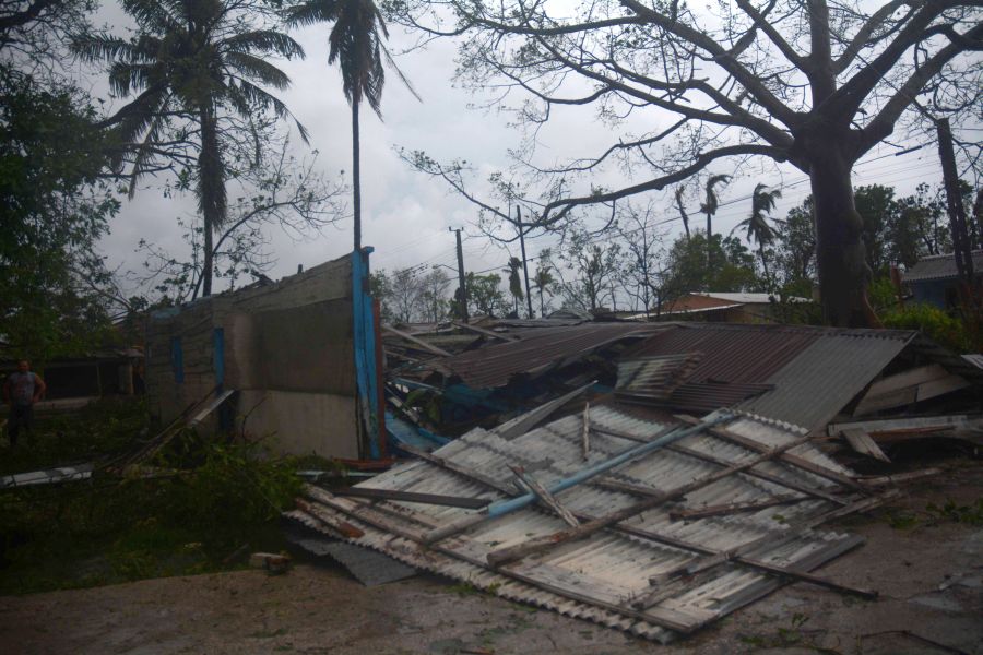 sancti spiritus, huracan irma, viviendas, yaguajay, intensas lluvias, defensa civil