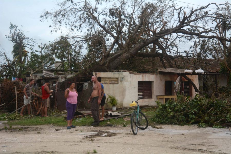 sancti spiritus, huracan irma, viviendas, yaguajay, intensas lluvias, defensa civil