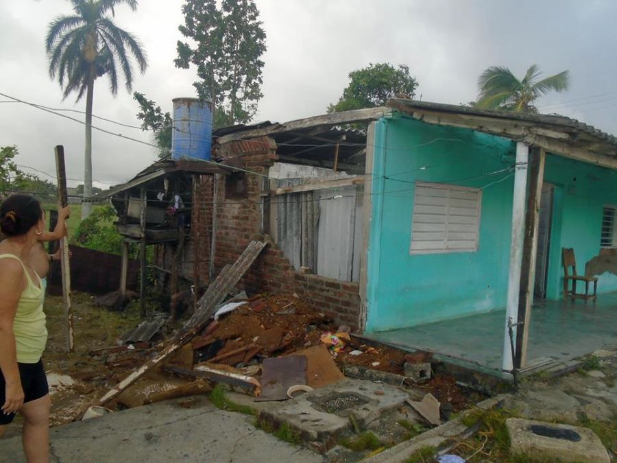 sancti spiritus, jatibonico, huracan irma, viviendas