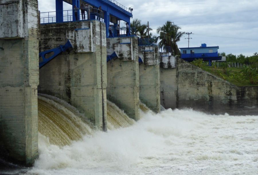 sancti spiritus, presa zaza, huracan irma, embalses espirituanos, recursos hidraulicos