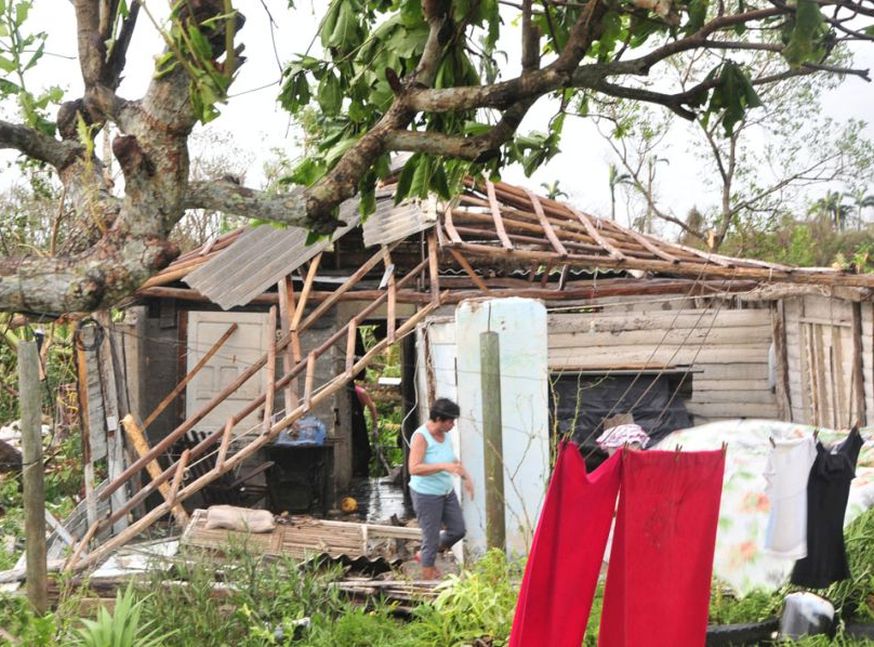 sancti spiritus, huracan irma, defensa civil, yaguajay, consejo de defensa, viviendas