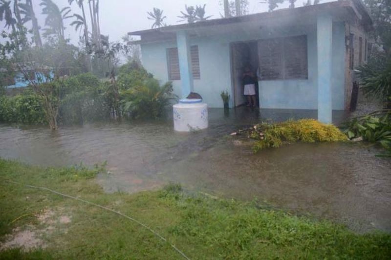 sancti spiritus, huracan irma, yaguajay, intensas lluvias, defensa civil