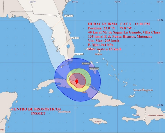 huracan irma, sancti spiritus, meteorologia