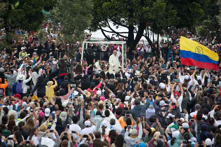 Colombia, Papa Francisco