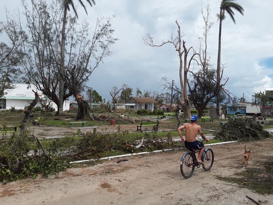 huracán Irma, Mayajigua, Yaguajay, recuperación