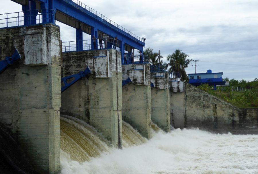 sancti spiritus, presa zaza, embalses espirituanos, intensas lluvias, recursos hidraulicos, huracan irma