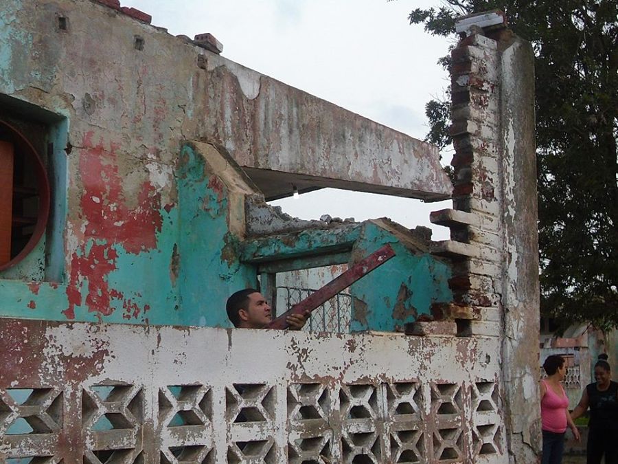 sancti spiritus, jatibonico, huracan irma, viviendas