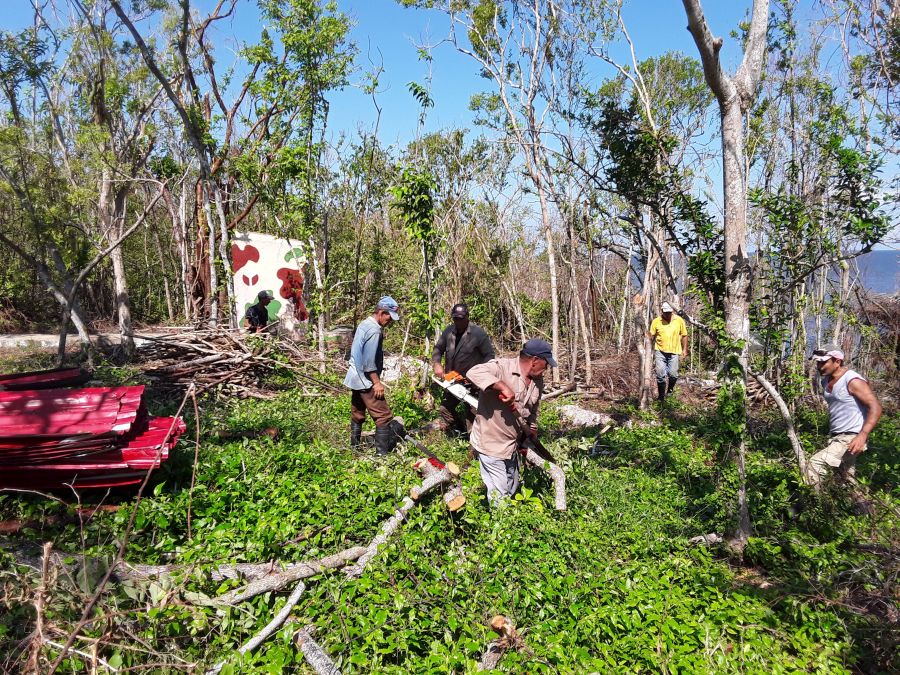 sancti spiritus, huracan irma, recuperacion huracan, yaguajay, materiales de la construccion