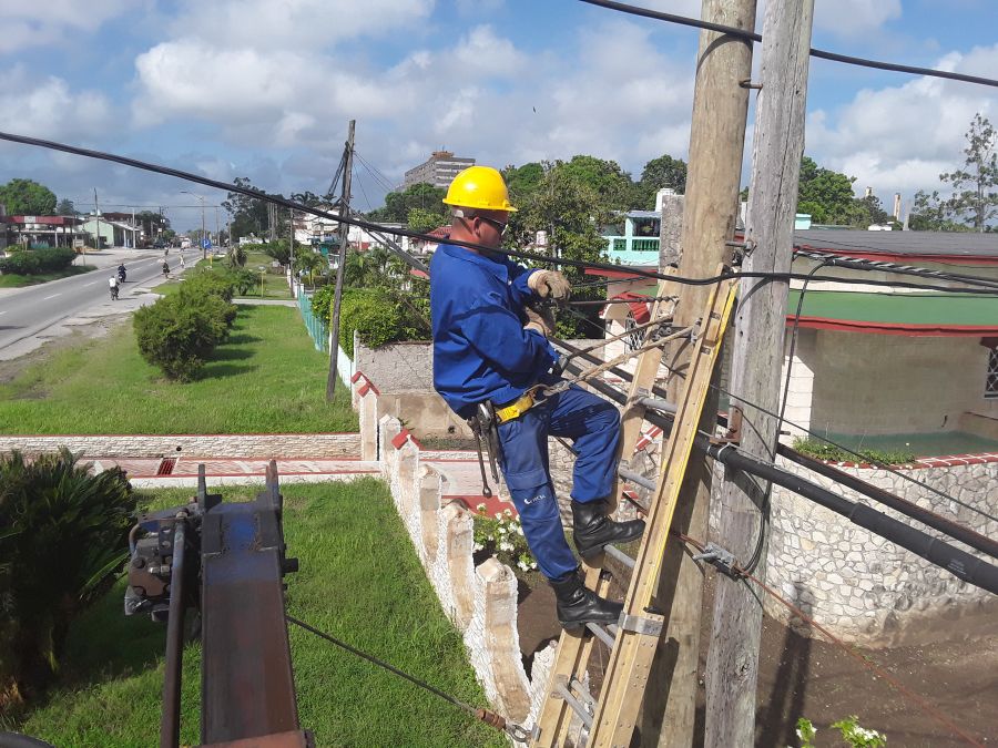 Etecsa, recuperación, huracán Irma, Villa Clara, Sancti Spíritus