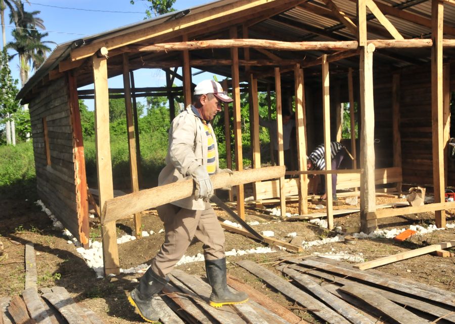 sancti spiritus, huracan irma, construccion de viviendas, materiales de la construccion, recuperacion, yaguajay