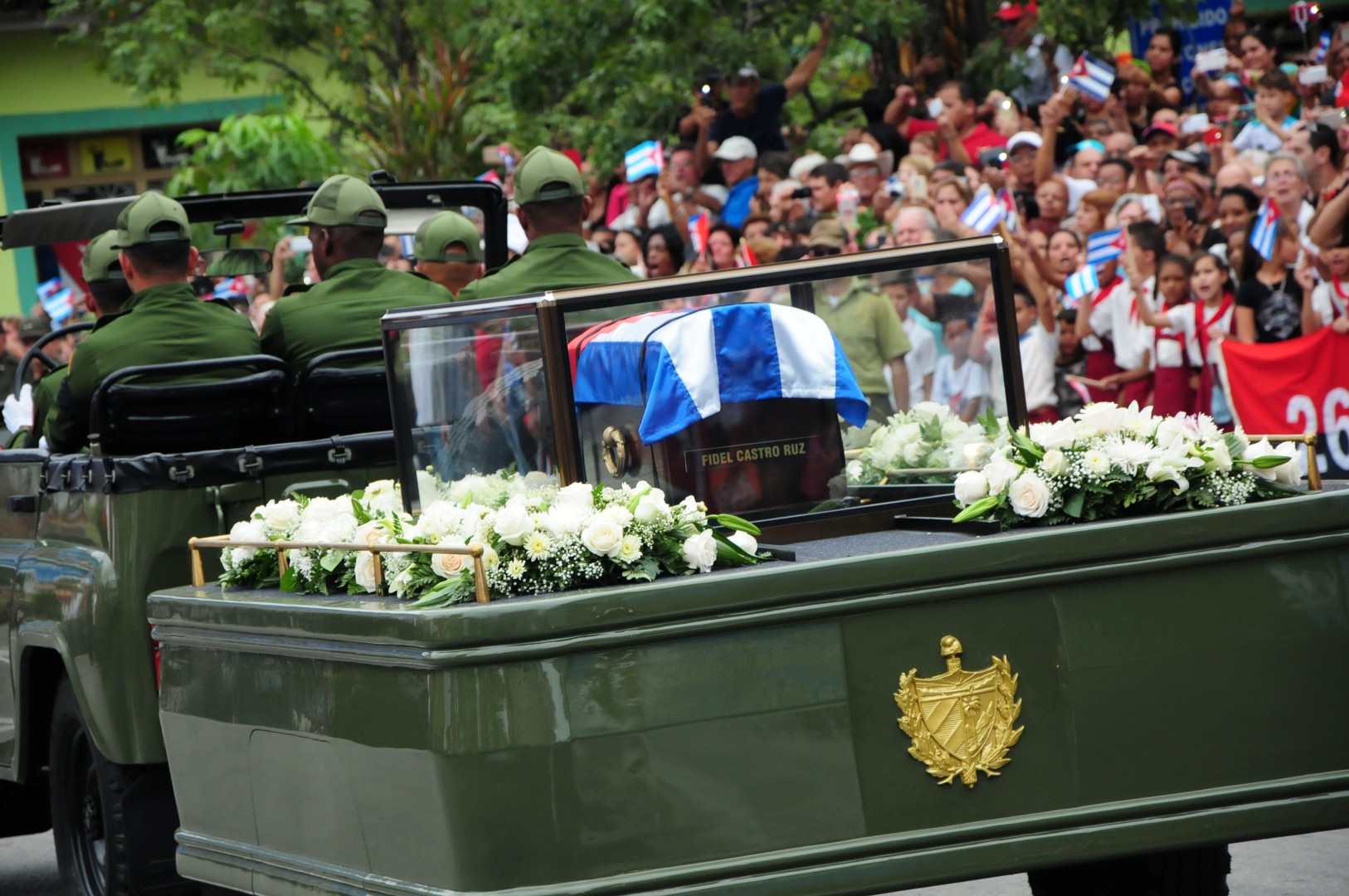 Fidel Castro, Fidel por siempre, Sancti Spíritus, caravana, Cuba