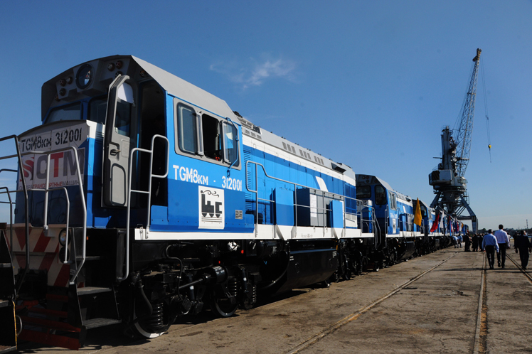 rusia, cuba, ferrocarriles, locomotoras, transporte ferroviario