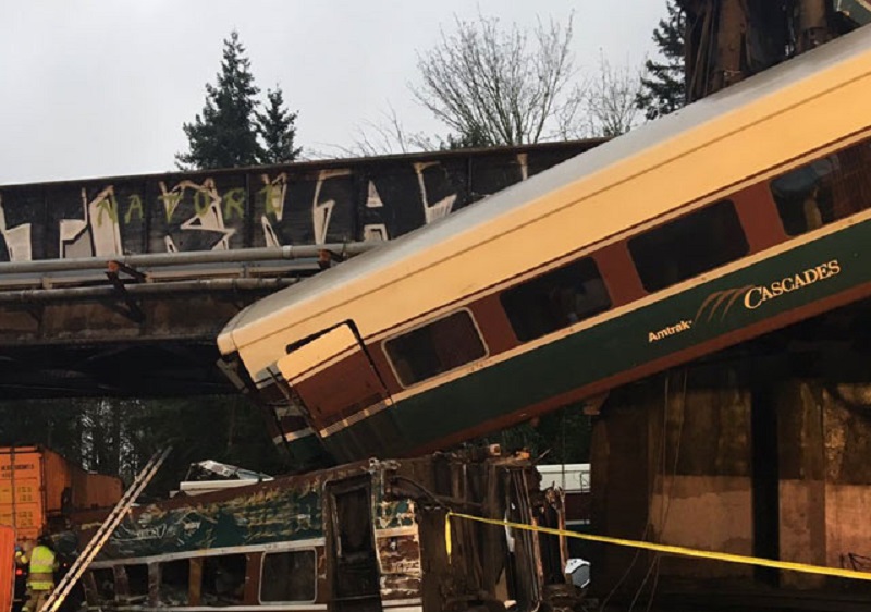 descarrilamiento tren, estados unidos, washington