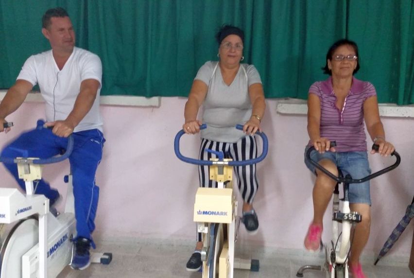 sancti spiritus, cardiologia, gimnasio de rehabilitación cardiovascular, hospital provincial camilo cienfuegos