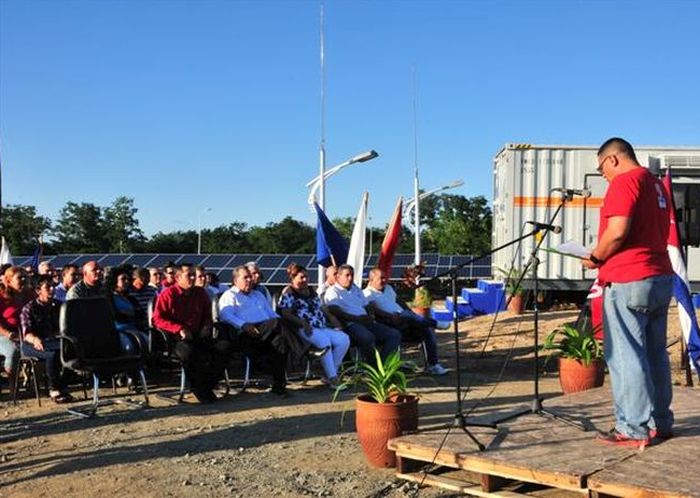 sancti spiritus, parque solar fotovoltaico, electricidad, sistema electroenergetico nacional