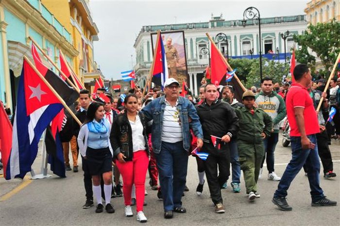 sancti spiritus, caravana de la libertad, ejercito rebelde, fidel castro, revolucion cubana