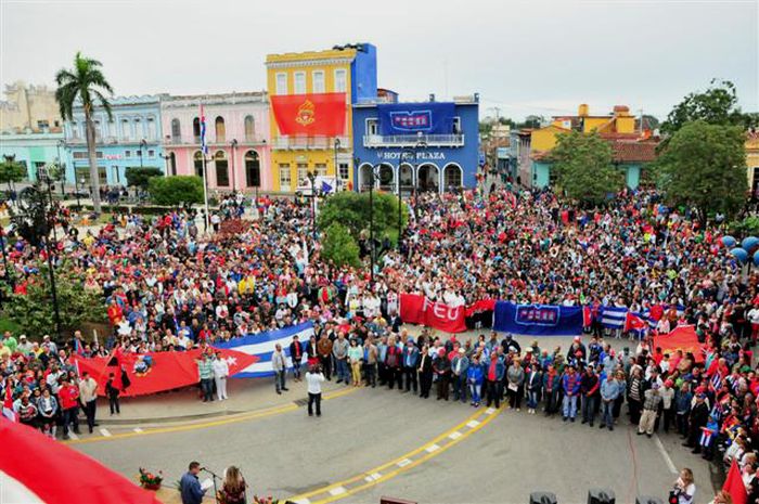 sancti spiritus, caravana de la libertad, ejercito rebelde, fidel castro, revolucion cubana